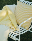 Terrazza Cushion, Yellow bold stripe (50x50)