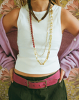 Moos Double Brown Necklace