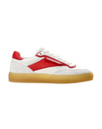 CPH90 leather mix white/red