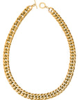 Vergulde ketting grove schakel XL