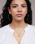 Golden hoops XL