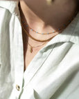 Vergulde ketting blokschakel