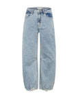 GZdea barrel jeans Light blue
