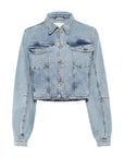 GZdea cropped jacket Light blue denim