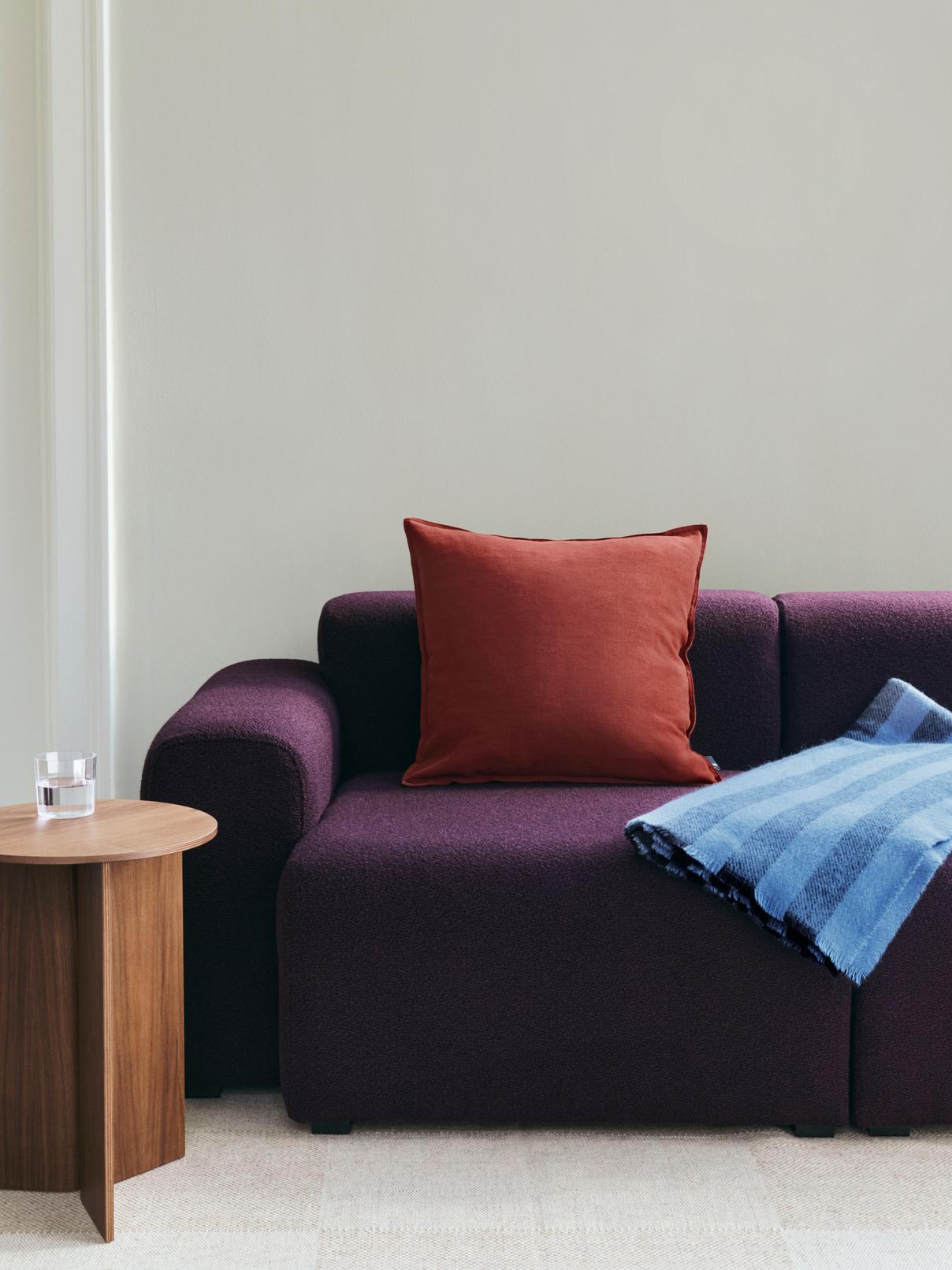 Linen kussen, Iron Red