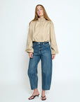 PCNamira Denim Pant, Mid-blue Denim