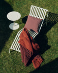Terrazza Cushion, Terracotta bold stripe (50x50)