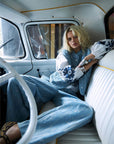 RitaLL Pants, Washed Denim