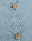 DemiSW vest Light blue striped