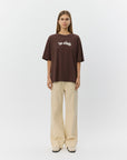 MaeSW Oversize T-Shirt, Dark Brown