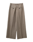 IzraSW Linen Mix Trousers, Dark Sand