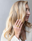 'Bold' ring met patroon