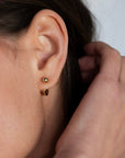 "bold" oorringen small (1.4cm)