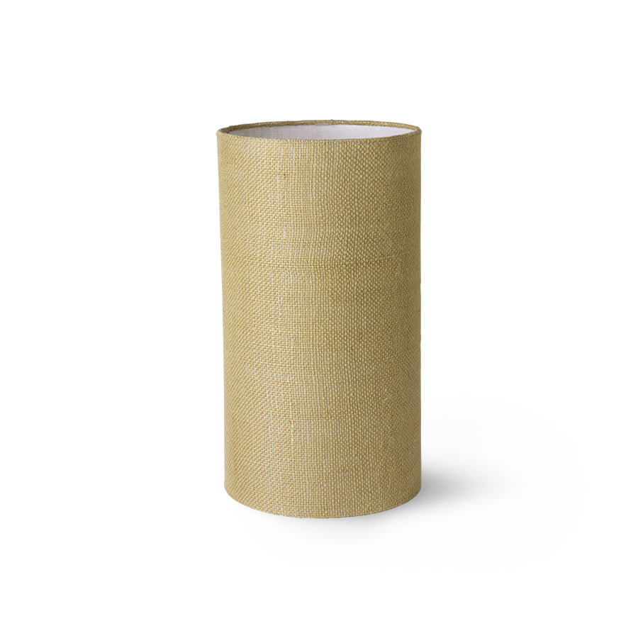 Lampenkap, Jute cylinder, shade jade green