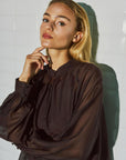 WBLElvira LS Blouse, Aubergine