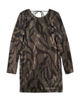 WBLFrida mini sequin dress, Major brown print