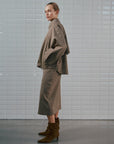 WBLJackie Checked Jacket, Brown Camel Check