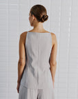 WBLMaritsa Waistcoat, Summer Grey