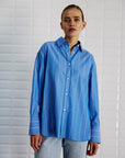 WBLNoa LS Striped Shirt, All Day Blue