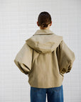 WBLAlaia Hooded Jacket, Dark Sand