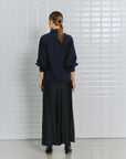 WBLEdith ls shirt, Midnight blue