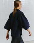 WBLEdith ls shirt, Midnight blue