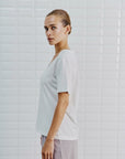 WBLGabriella SS V-neck Tee, Wit
