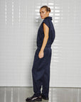 Valentina Striped Pant, Midnight Blue Pinstripe