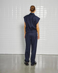 Valentina Striped Pant, Midnight Blue Pinstripe
