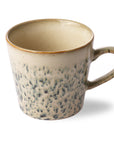 70s ceramics: cappuccino mug, hail