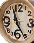 Retro ceramic clock cream