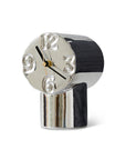 Retro ceramic clock chrome