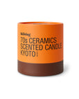 70s ceramics: scented candle kyoto