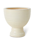 Stoneware planter cream
