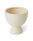 Stoneware planter cream