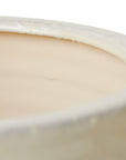 Stoneware planter cream