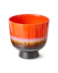 Retro Flower pot cherry red