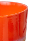 Retro Flower pot cherry red