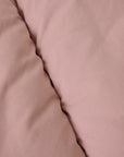 Puffy lobby bench, blush