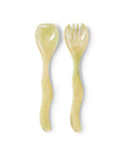 Salad cutlery, mist green (set of 2)