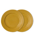 Farmhouse ceramics: side plates, ochre (set of 2)