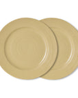 Farmhouse ceramics: dinner plates, cream (set of 2)