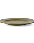 Farmhouse ceramics: dinner plates, moss (set of 2)