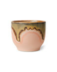 70s ceramics: café cups blossom