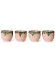 70s ceramics: café cups blossom