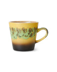 70s ceramics: americano mug, kelp