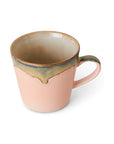 70s ceramics: cappuccino mug, blossom