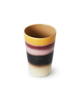 70s ceramics: tea mug, sunset