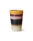 70s ceramics: tea mug, sunset
