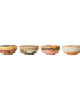 70s ceramics: XS bowls, marine (set of 4)